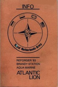 Dutch manual on Atlantic Lion and Reforger 83. Provided by ****