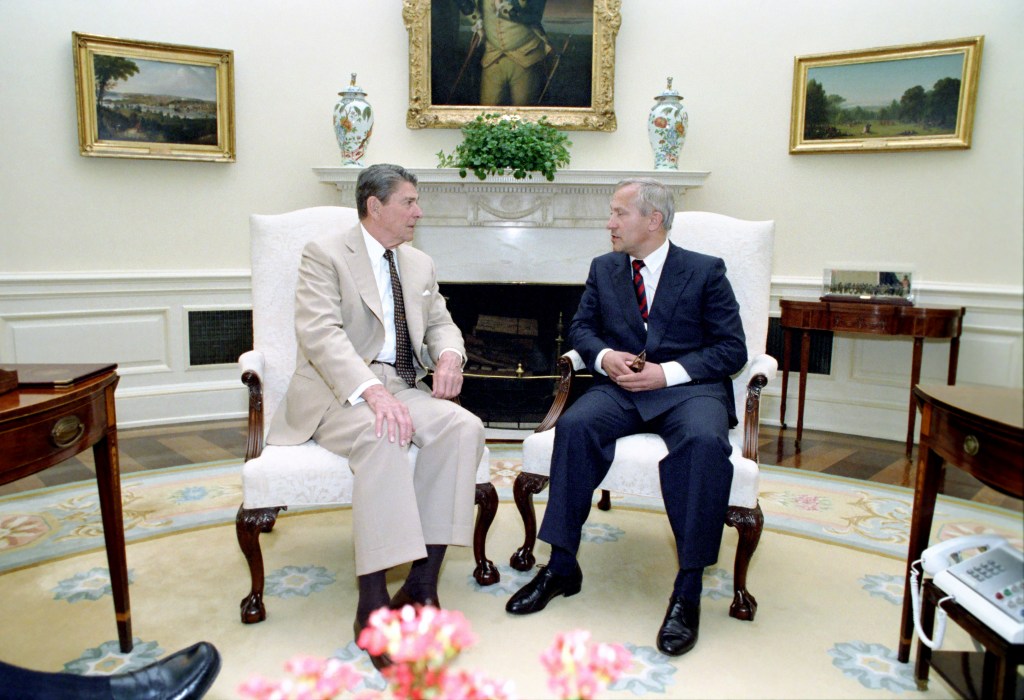 Reagan and Gordievsky.