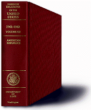 A FRUS volume. A recent report notes that robust and encouraging effort is being made to publish these volumes in a timely manner.