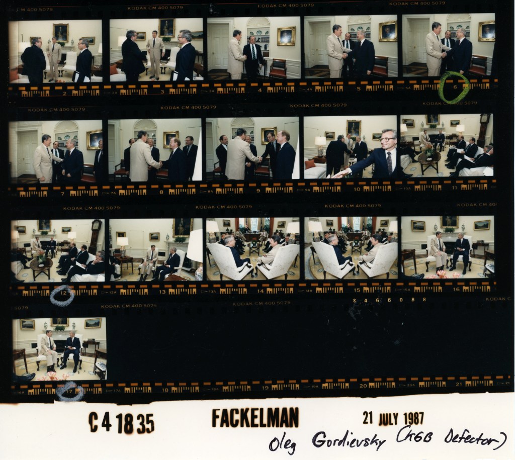 "C41835 FACKELMAN 21 July 1987 Oleg Gordievsky (KGB Defector)"