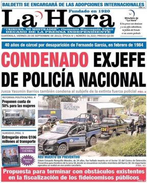 La Hora September 20, 2013.