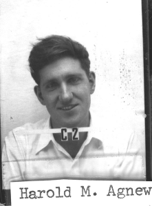 Harold Agnew's Los Alamos ID badge.