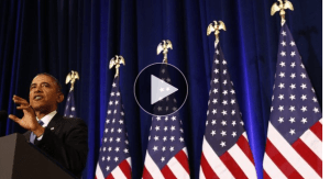 President Obama delivers his NSA speech on January 17, 2014.