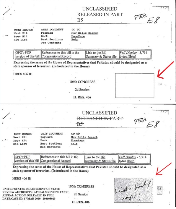 Candid remarks on b(5).  From https://nsarchive.wordpress.com/2011/05/13/document-friday-the-department-of-state-was-hiding-this/