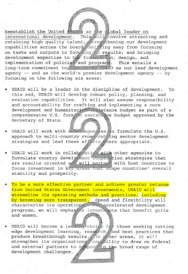 Glad you picked that fight?  Presidential Planning Directive on Foreign Aid, pledging transparency.  Via Center for Effective Government FOIA lawsuit.