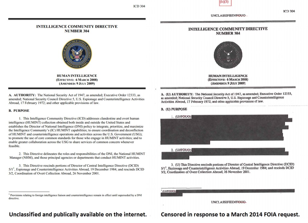 An honest broker? Not the mysterious addition of FOUO marking.