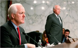 FOIA Champions Senator Cornyn and Leahy.