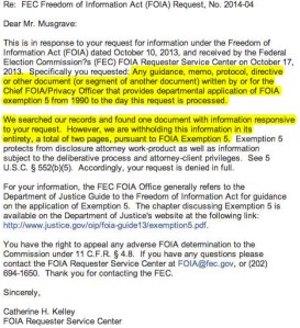 Kafkaesque?  Thankfully Muckrock won their appeal.  