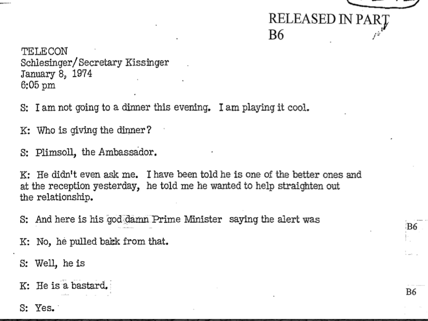 K: He is a bastard. S: Yes.