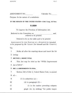 Press Managers Amendments.