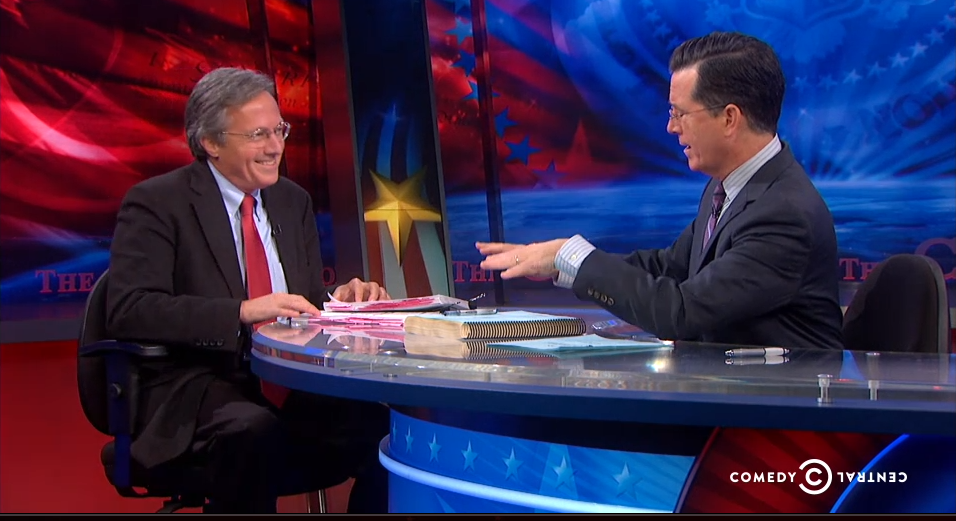Archive Director Tom Blanton discussing the CIA torture report with Stephen Colbert.