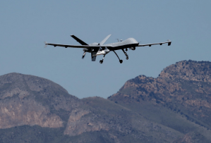 CBP drone take off from Fort Huachuca in Sierra Vista, Ariz. (Matt York/AP)