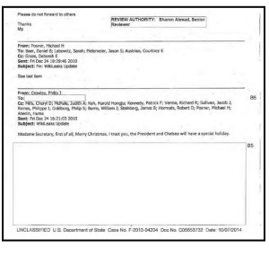 "WikiLeaks Updates" withheld under b(5).