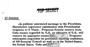 NARA's Dubious Secrets of the Cuban Missile Crisisi