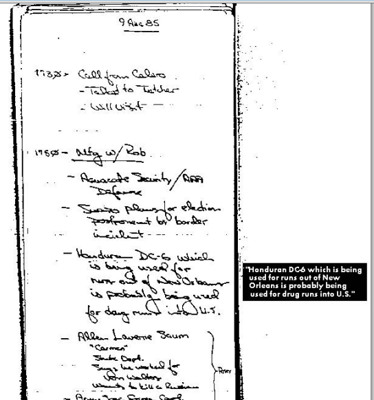 Plane "probably being used for drug runs into the U.S."