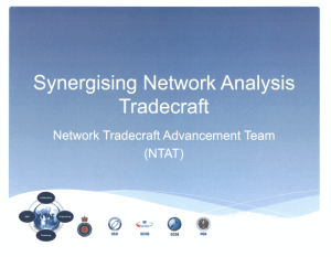 Synergising Network Analysis Tradecraft: Network Tradecraft Advancement Team