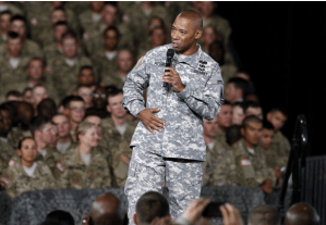 Maj. Gen. Dana J.H. Pittard was reprimanded by the Army for his “excessive involvement” in awarding a $492,000 contract to former classmates. (Tony Gutierrez/AP)