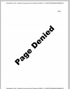 Cover letter of PDB for August 31, 1965, emblematic of CIA PDB release. 