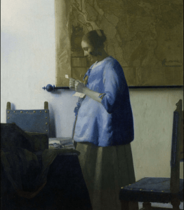 Vermeer, Johannes - Woman reading a letter - ca. 1662-1663 - back at the National Gallery of Art until December 1.