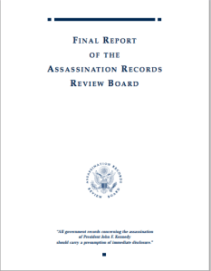 The final report of the Assassination Records Review Board.