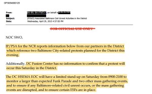 The Funk Parade has made DHS's radar.