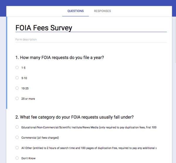 Open gov input needed!