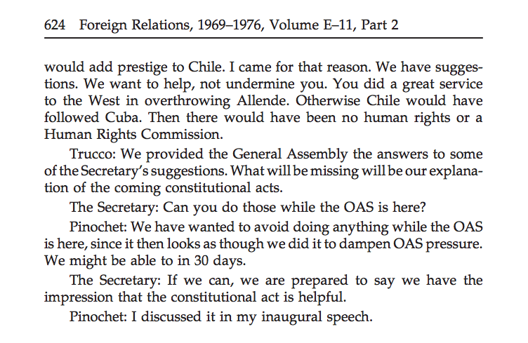 "We want to help, not undermine you" excerpt from June 8, 1976 memo - see page 618 of latest FRUS release for full. 