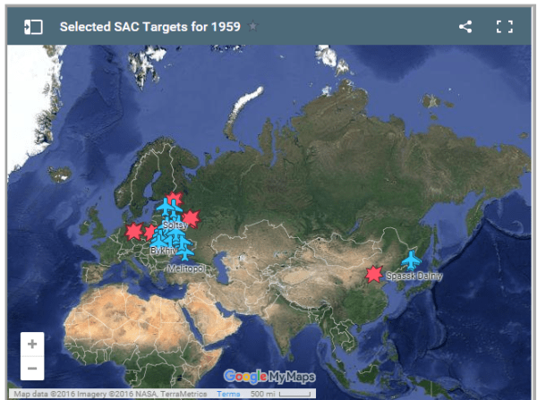 Key Targets for SAC Forces.