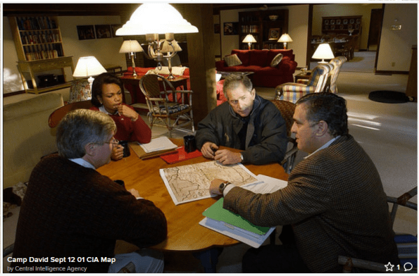 Camp David September 12, 2001. 